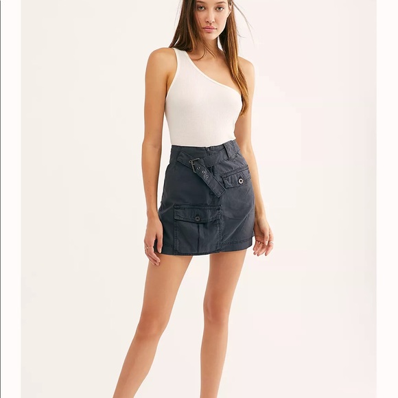 FREE PEOPLE Erika Utility Skirt - Picture 4 of 10